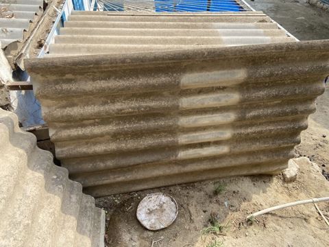Şifer dalğalı dam örtüyü lövhələri - Material: lifli-sement (dalğalı — Bakı
