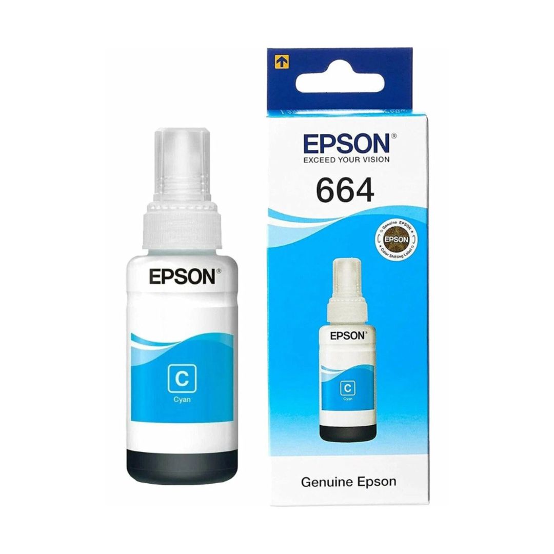 L100 Cyan ink bottle 70ml C13T66424A boyası — Ofis texnikası və istehlak malları, Bakı