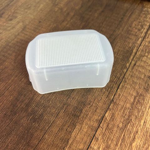 Fotoaparat üçün flash diffuzer - Material: şəffaf/yağlıcaq plastik — Bakı