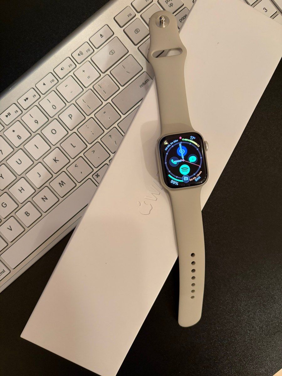 Apple Watch Series 8 Aluminum Starlight 41mm — Ağıllı saatlar və biləkliklər, Bakı (4)
