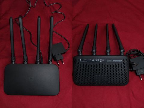 Xiaomi Mi Router 4A - Model: Mi Router 4A (arxa paneldə model etiketi — Bakı
