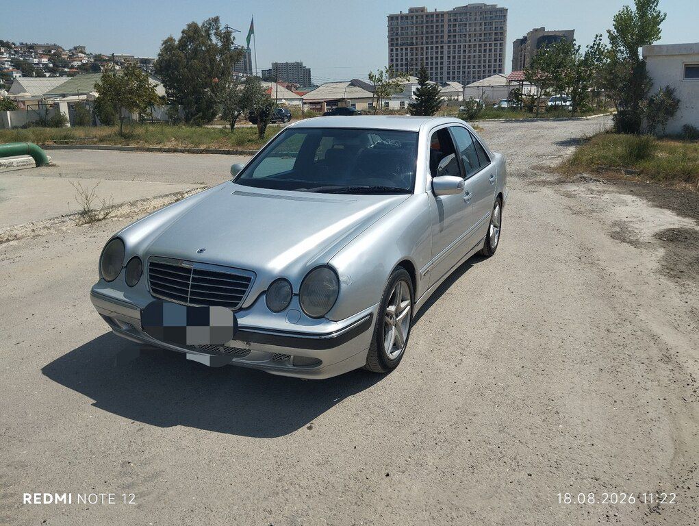 Mercedes E 320, 3.2 L, 1999 il, 414 475 km — Avtomobillər, Bakı (7)