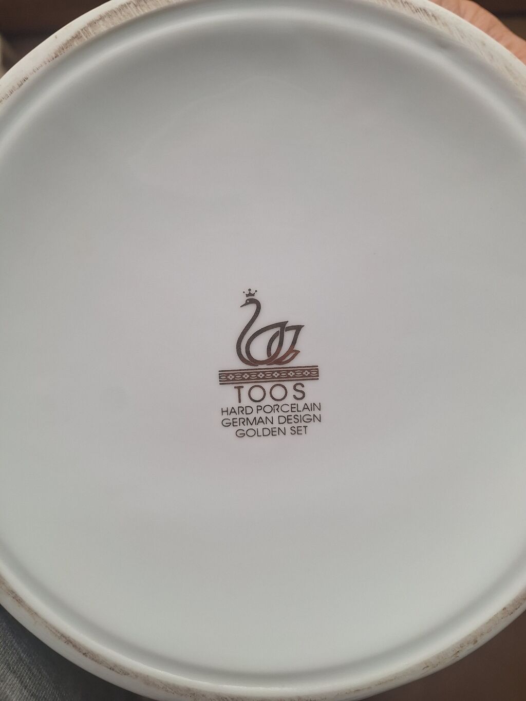 Sup qabları, 1 əd, rəng - Ağ, Farfor, Almaniya — Süfrə qabı, Masazır (3)