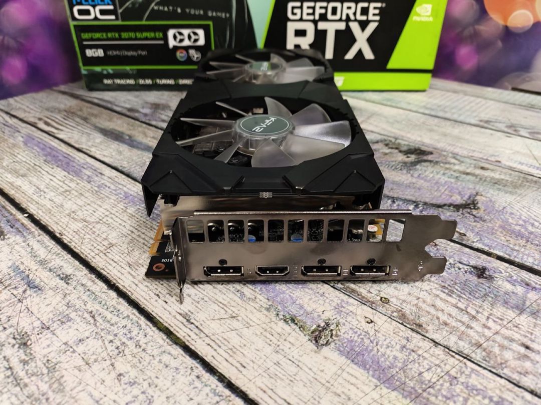 Video kart KFA2 RTX 2070 Super EX1 Click 8GB — Kompüterlər və noutbuklar, Bakı (4)