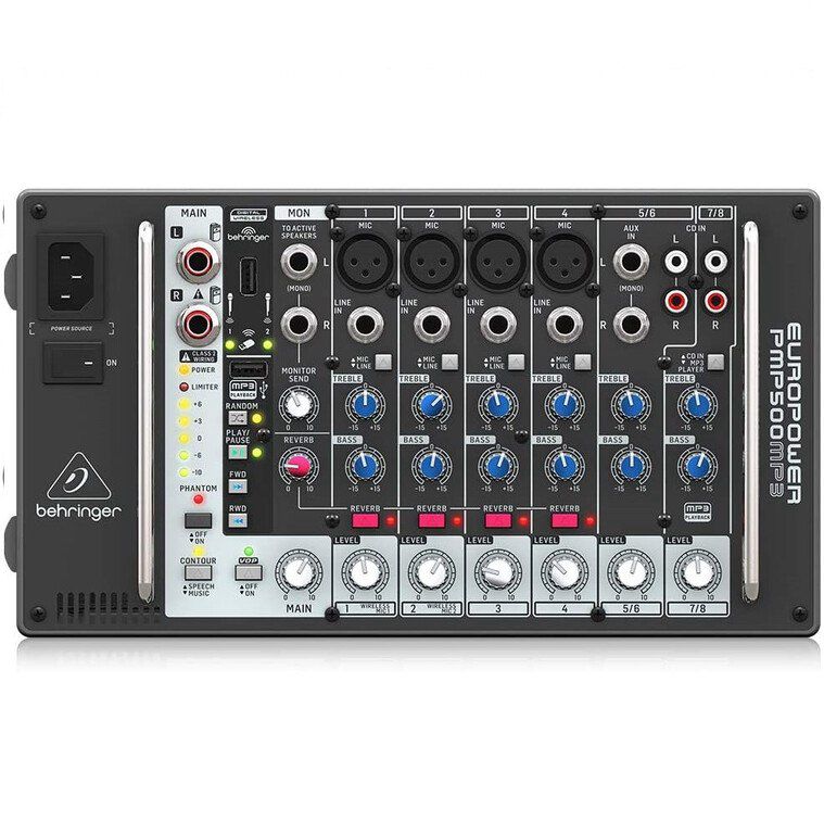 Aktiv mikşer "Behringer PMP500MP3" — Musiqiə alətləri, Bakı (2)
