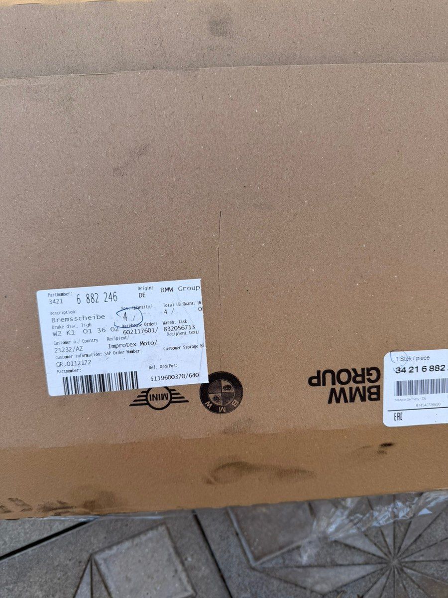 BMW G11, 730 2020 arxa əyləc diski — Ehtiyat hissələri və aksesuarlar, Bakı (5)