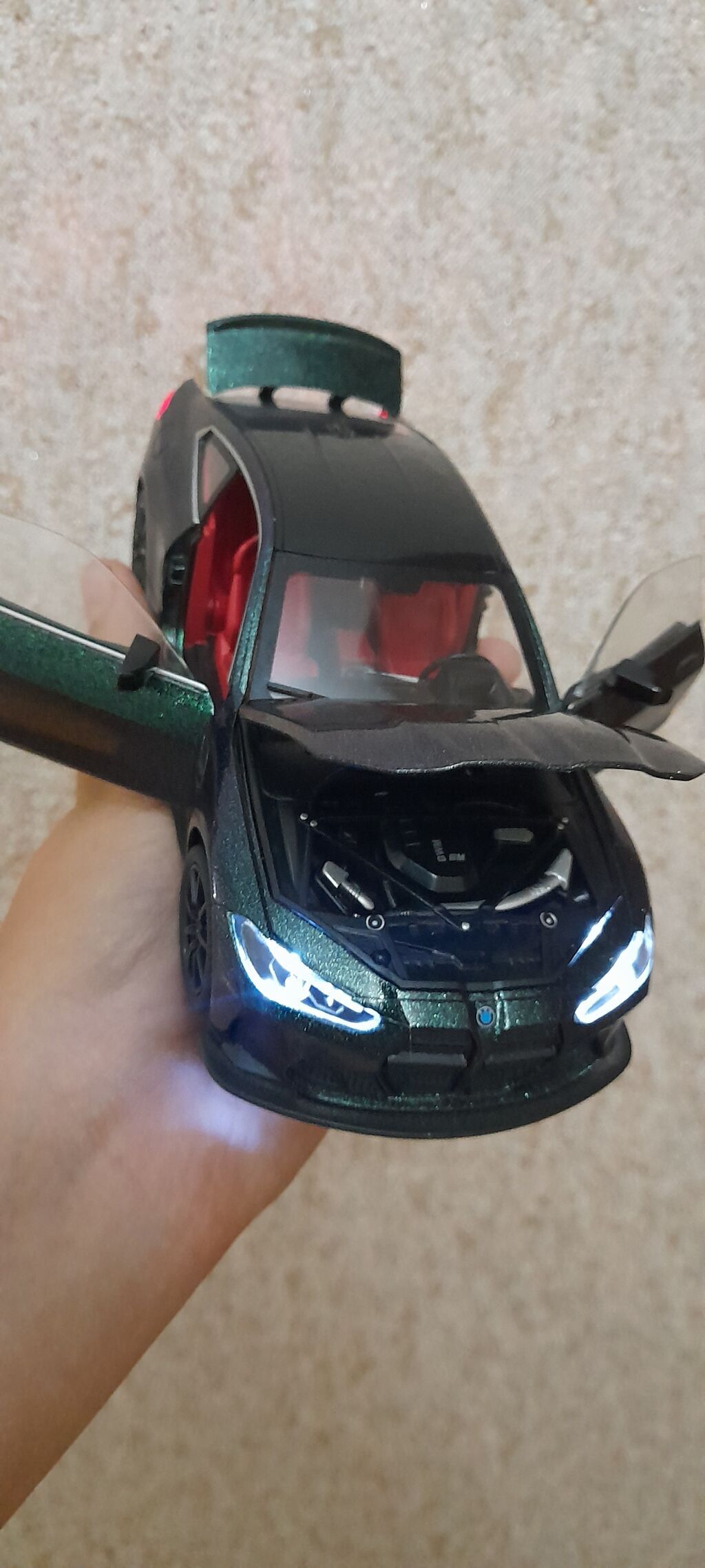 Bmw M4 (G82) 1:24 Xamilyon Təzədir Səsli və İşıqlı Hər yeri açılır — Modellar, Bakı (3)