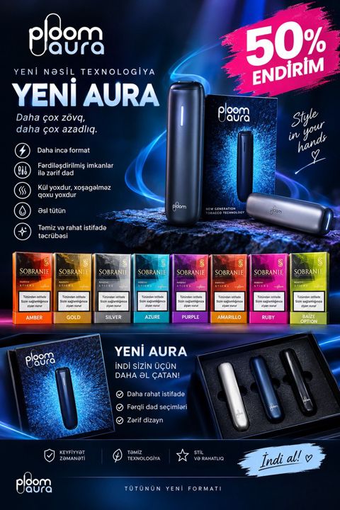 Tütün qızdırıcısı Ploom Aura — Bakı