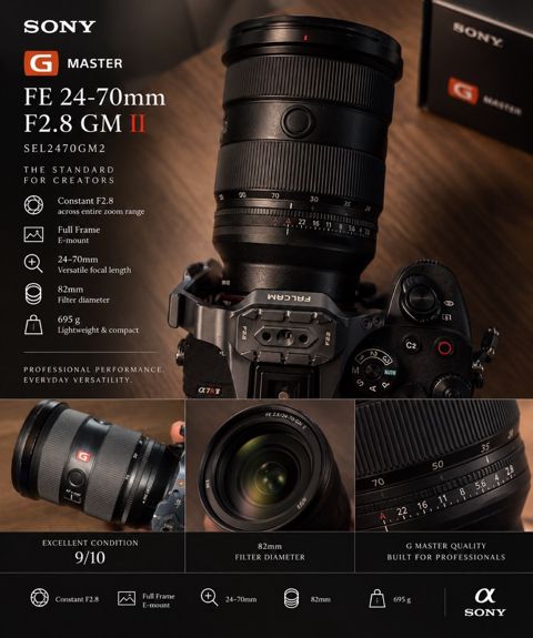 Sony fe 24-70mm F2.8 gm ıı — SEL2470GM2 — 9/10 — Bakı