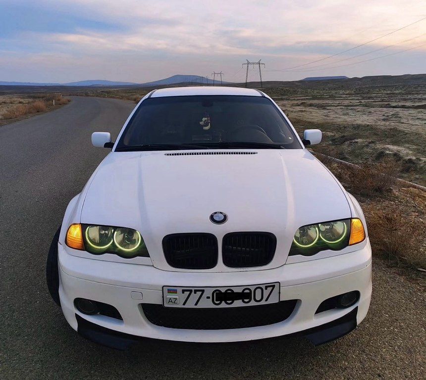 BMW 318, 1.9 L, 2000 il, 295 000 km 77-CO-907 — Avtomobillər, Bakı (5)