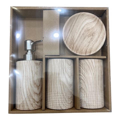 Hamam üçün dəst 45552372, keramika, bej, 4 əşya — Bakı