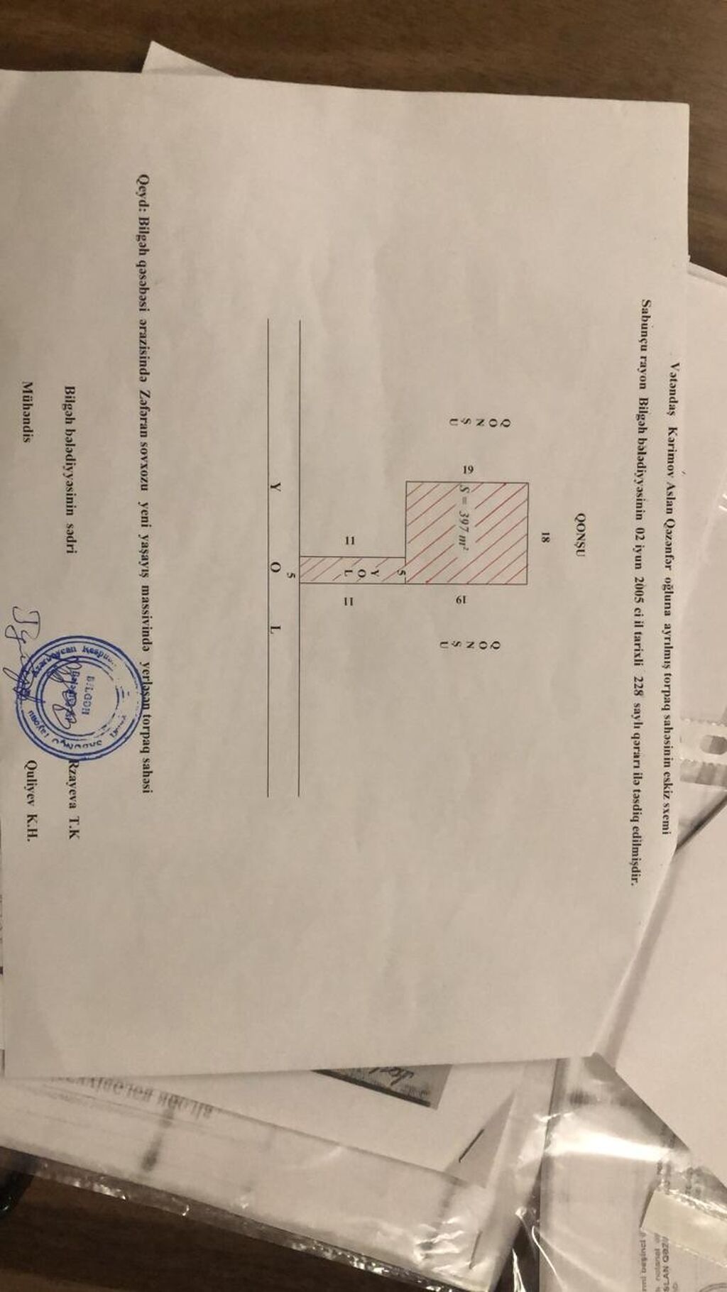 3 sot, Tikinti, Mülkiyyətçi, Bələdiyyə — Torpaq, Bakı (9)