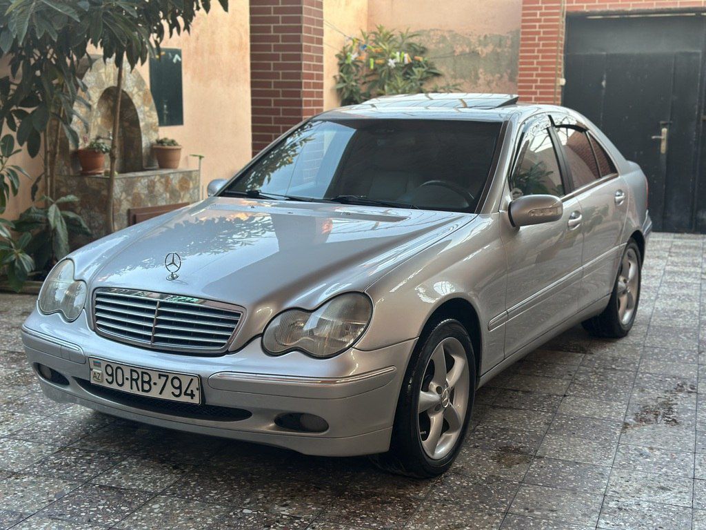 Mercedes C 240, 2.6 L, 2002 il, 200 000 km 90-RB-794 — Avtomobillər, Bakı (4)