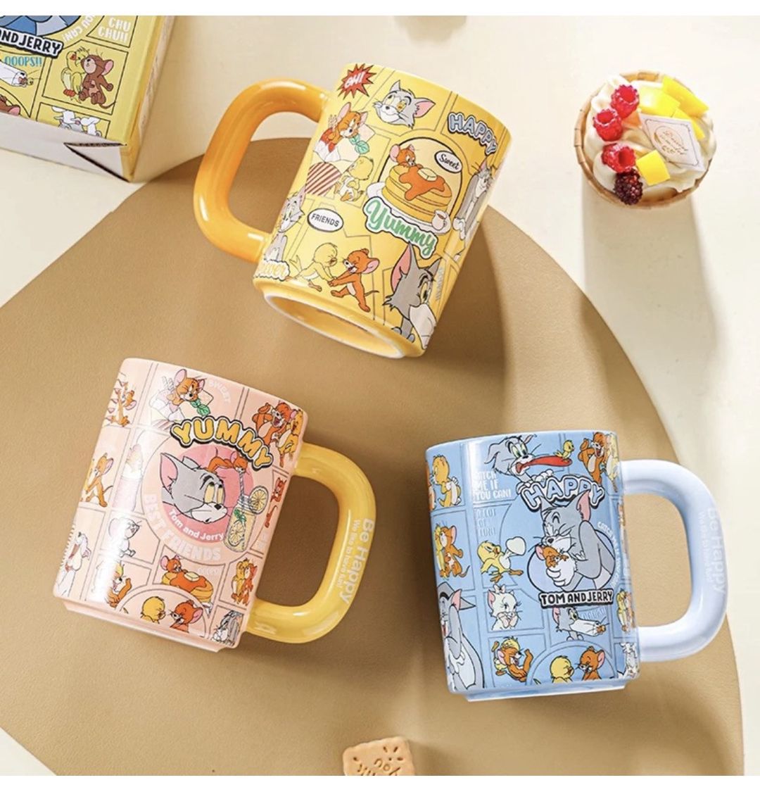 Fincan Tom and Jerry Yummy, keramika, sarı, 550 ml — Mallar, Bakı (3)