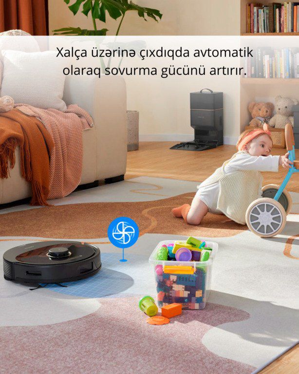 Robot-tozsoran "Roborock Q8 Max Plus" — Ev texnikası, Bakı (4)