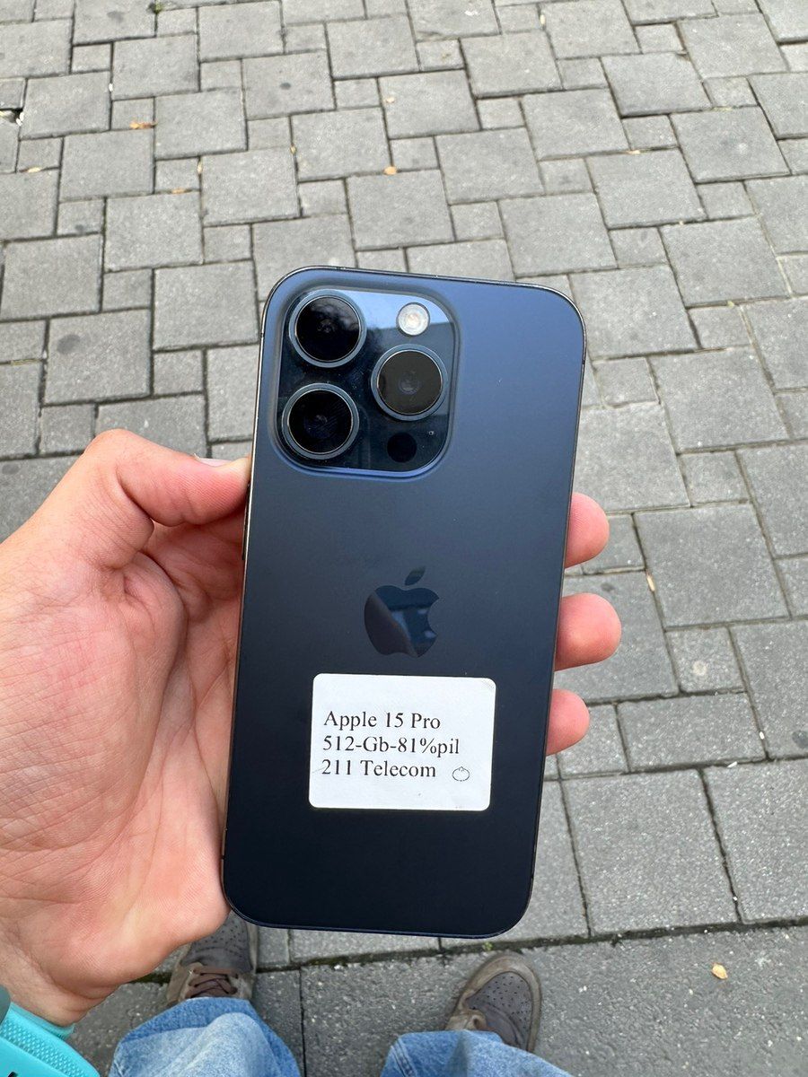 Apple iPhone 15 Pro Blue Titanium 512GB/8GB — Smartfonlar, Bakı