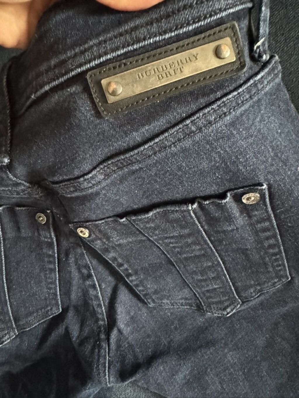 Burberry qadın cins şalvarı. Original. - Model: Low Bootcut — Jinslər, Bakı (3)