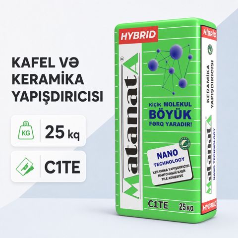 Mətanət A Hybrid keramika yapışdırıcısı 25 kq — SS İNŞAAT