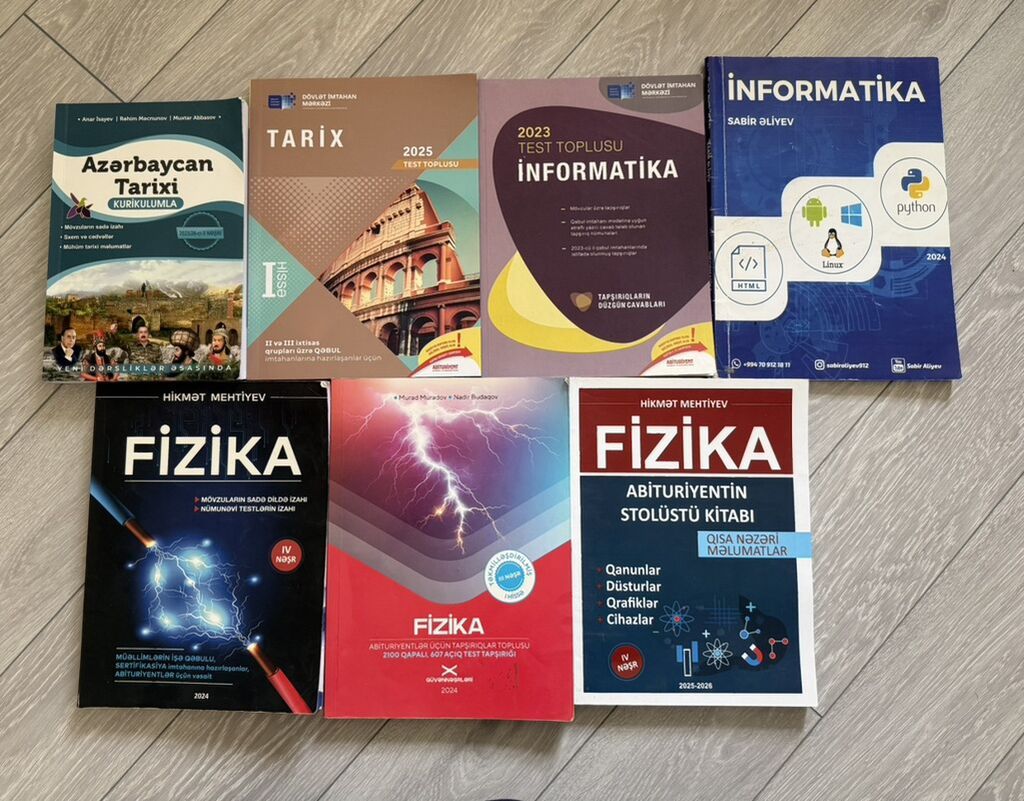 6AZN hamısı yenidir. cırılma, yazılma yoxdur. İşlənməyib — Kitablar, Masazır