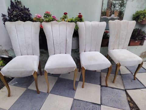 Qonaq otağı üçün, İşlənmiş, Qatlanmayan, rəng - Bej Stul — Saray