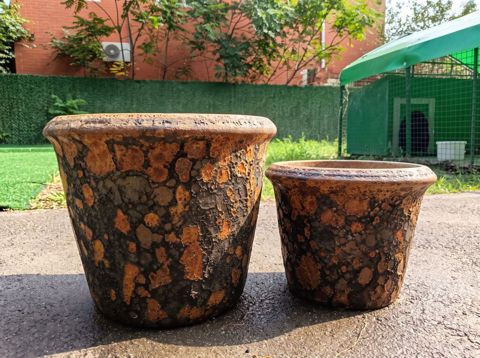 4 ədəd İstifadə olunmamış Saxsı gül qabı satılır 2 ədəd - 45 sm — Bakı