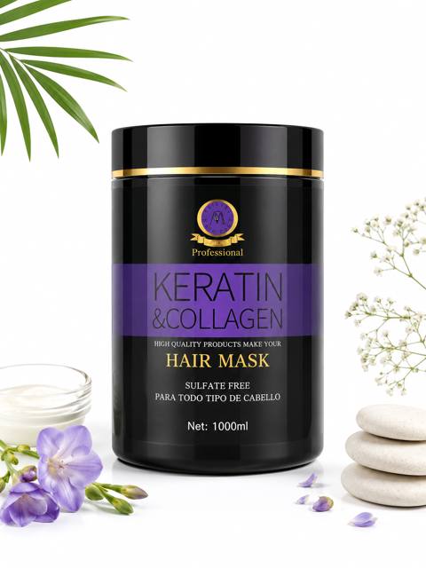 Saç maskası Arizona Hair Care Professional Keratin & Collagen, 1000 ml — Bakı