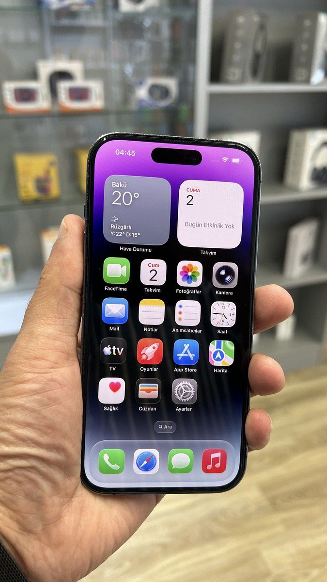 Apple iPhone 14 Pro Deep Purple 128GB/6GB — Smartfonlar, Bakı (3)