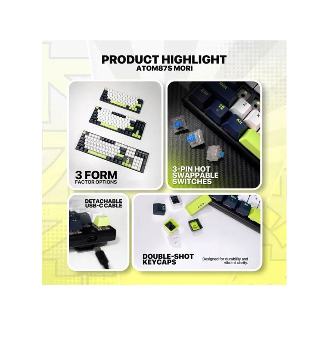 Oyun klaviaturası "Fantech Atom87S MK877S" — Periferik cihazlar, Bakı (3)