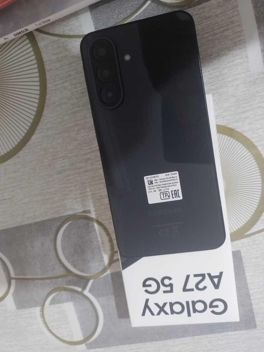 Samsung Galaxy A27 Black 256GB/8GB — Smartfonlar, Bakı (3)