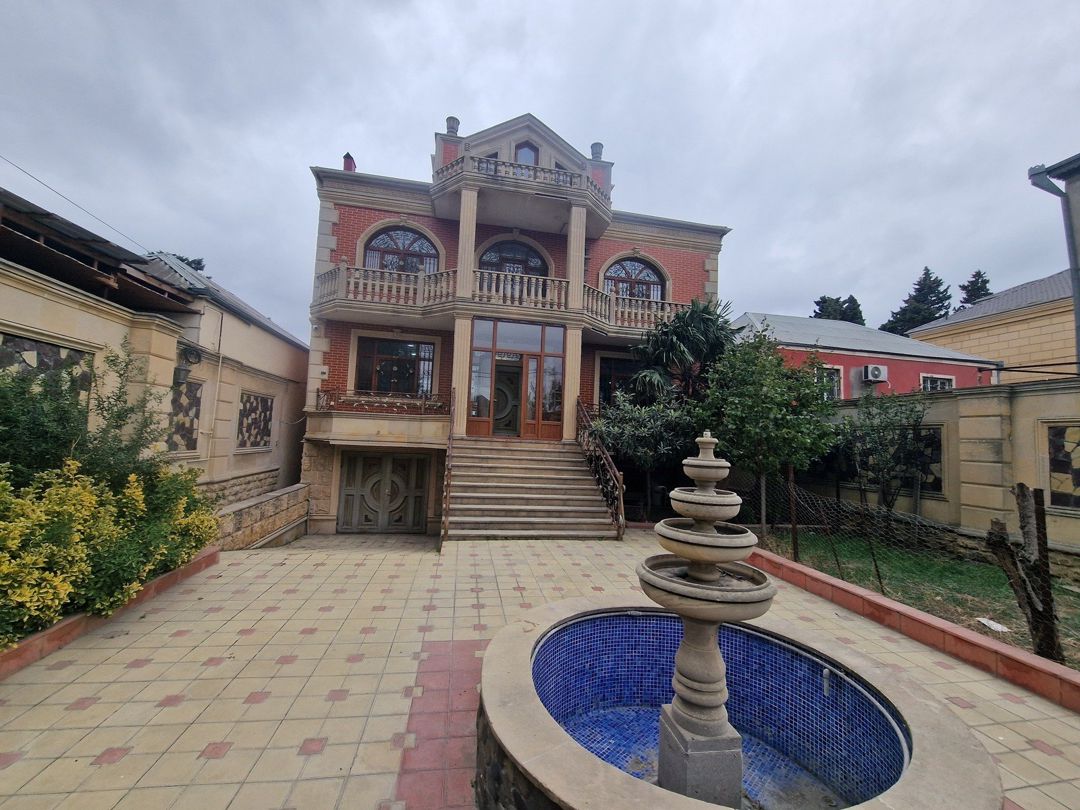 Satılır 6 otaqlı həyət evi/bağ evi 400 m² — Ev, villa, Bakı (5)