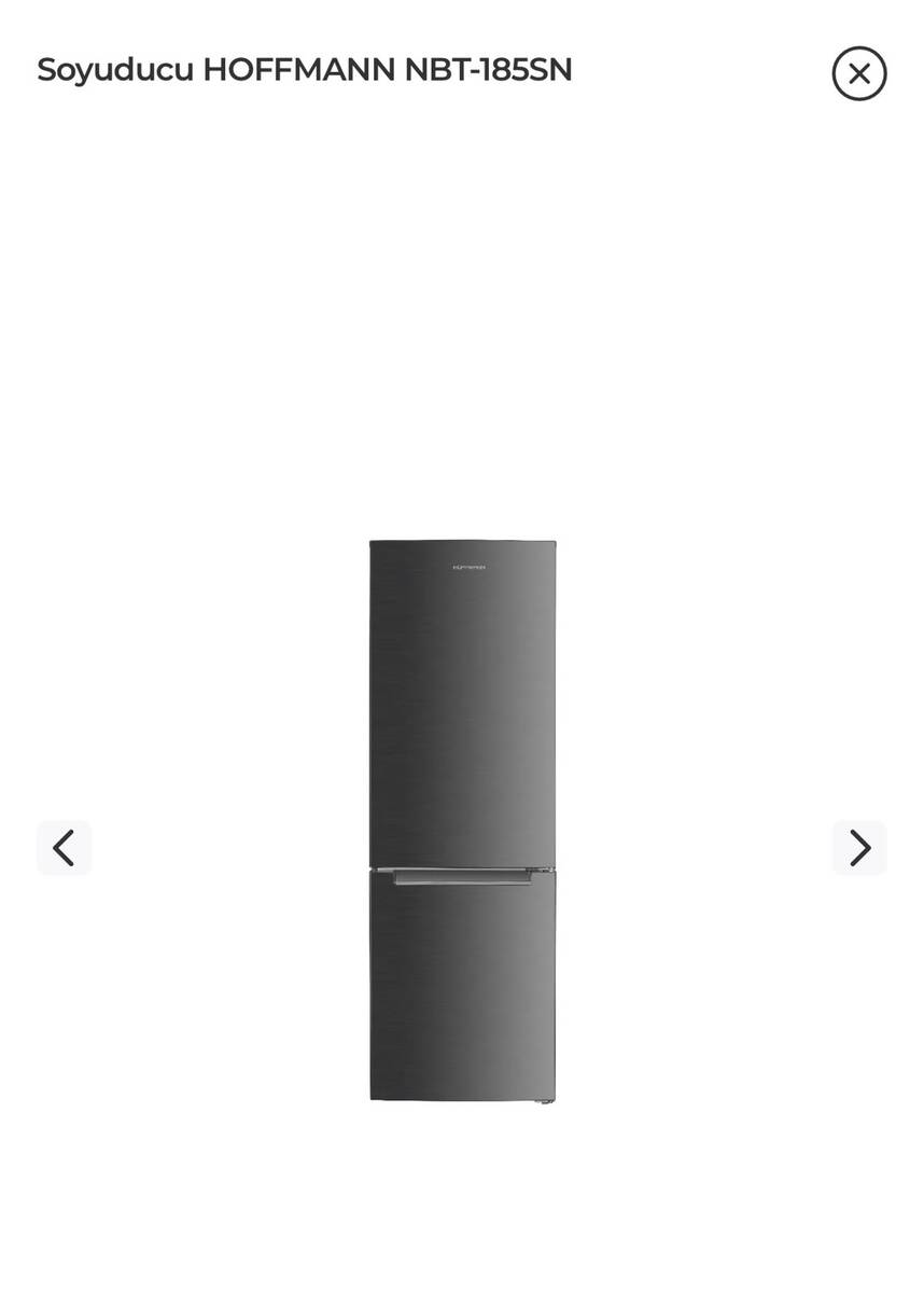 Soyuducu Hoffmann NBT-185SN 60x185 sm — Ev texnikası, Bakı