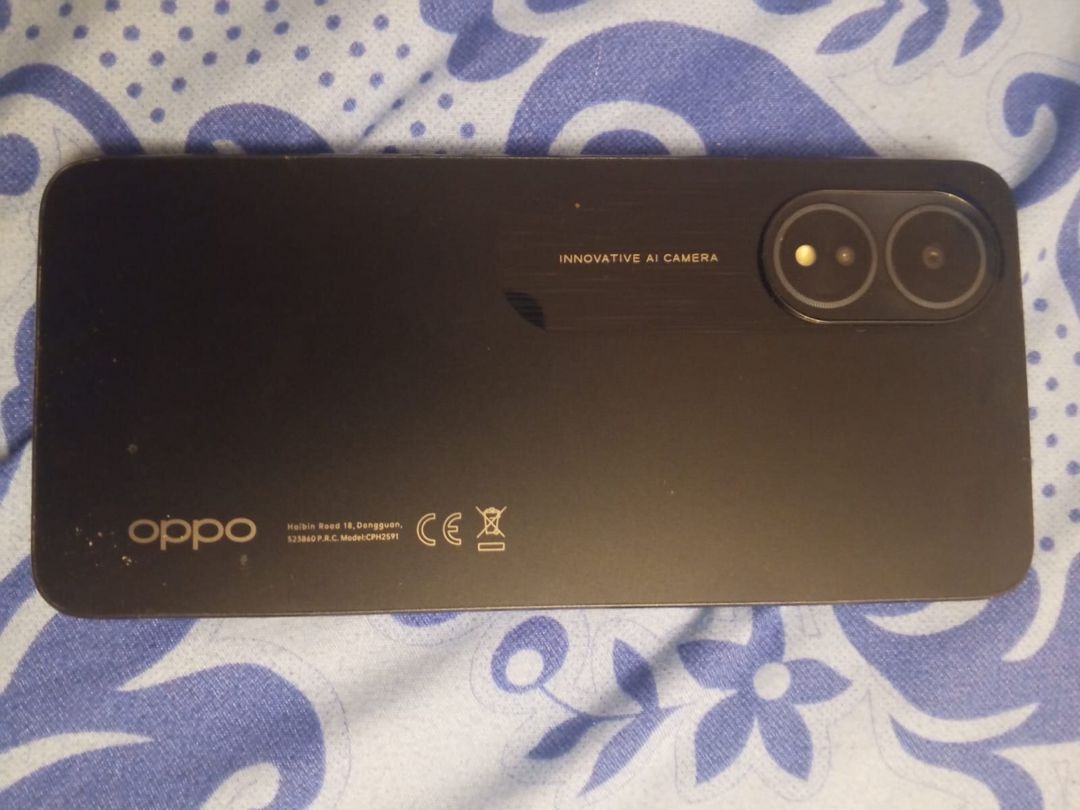 Oppo A18 Glowing Black 128GB/4GB — Smartfonlar, Bakı (4)