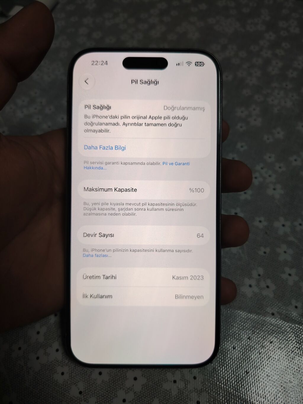 IPhone 15 Pro, 256 GB, Natural Titanium — Apple iPhone, Cəlilabad (2)