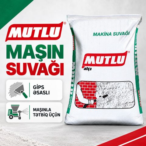 Mutlu makina suvağı 30 kg — Bakı