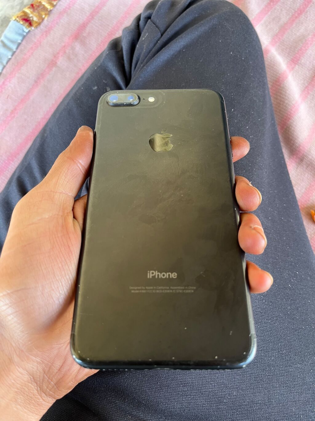 IPhone 7 Plus, Jet Black, Barmaq izi — Apple iPhone, Mingəçevir