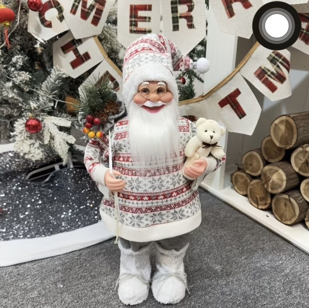 Yeni il dekoru – Şaxta Baba fiqurları 60 sm böyük - Klassik Şaxta — Bayram dekoru və aksesuarları, Digah