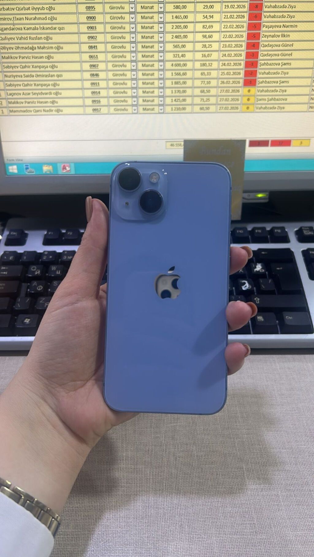 IPhone 14, 128 GB, Simsiz şarj, Face ID — Apple iPhone, Şabran (2)