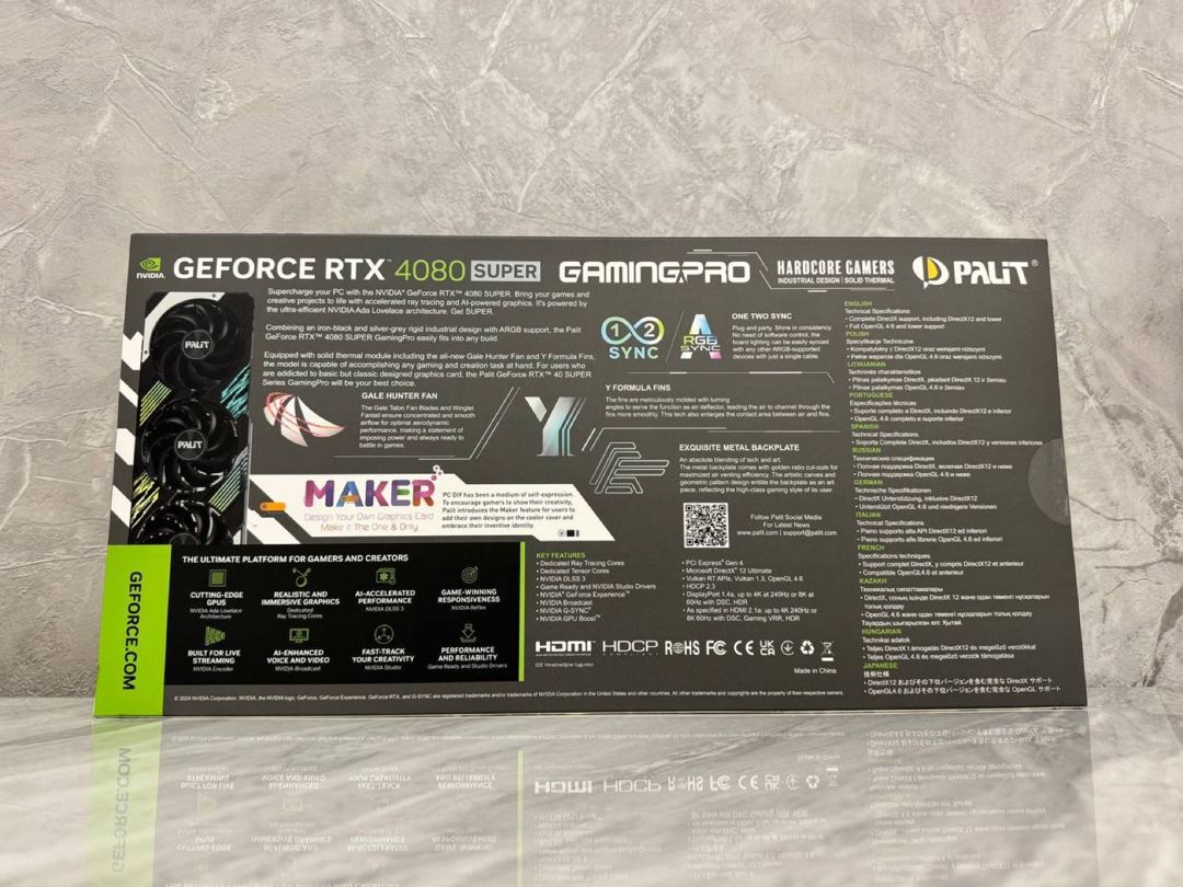 Palit GeForce RTX 4080 Super GamingPro OC 16GB RFB — Kompüterlər və noutbuklar, Bakı (2)
