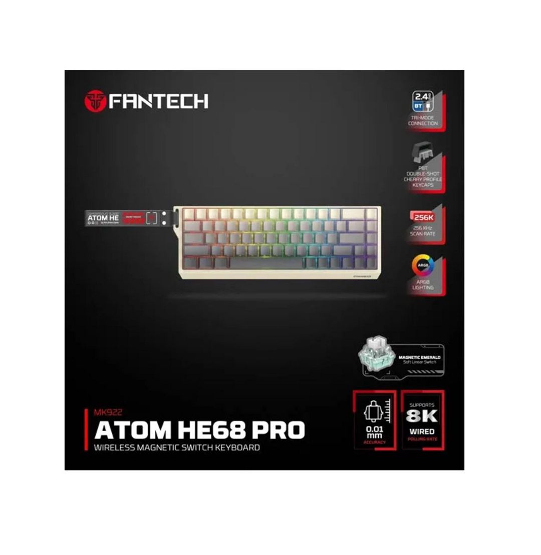 Oyun klaviaturası Fantech Atom HE68 PRO MK922 Retro — Periferik cihazlar, Bakı (2)