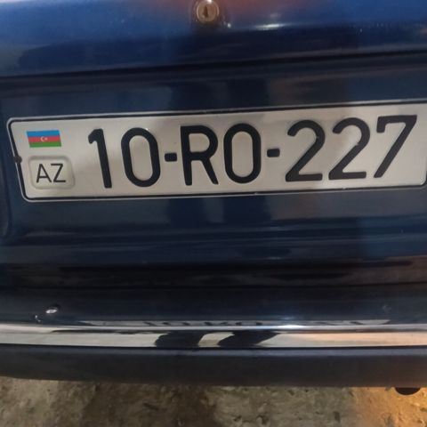 Avtomobil qeydiyyat nişanı - 10-RO-227 — Bakı