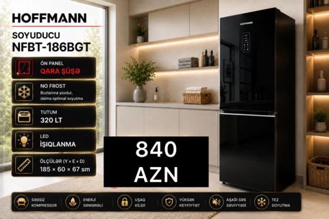Soyuducu Hoffmann NFBT-186BGT — Bakı