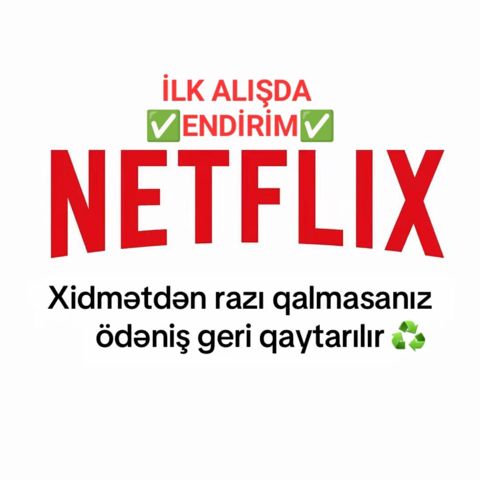 Netflix Premium səhifəsi — Bakı