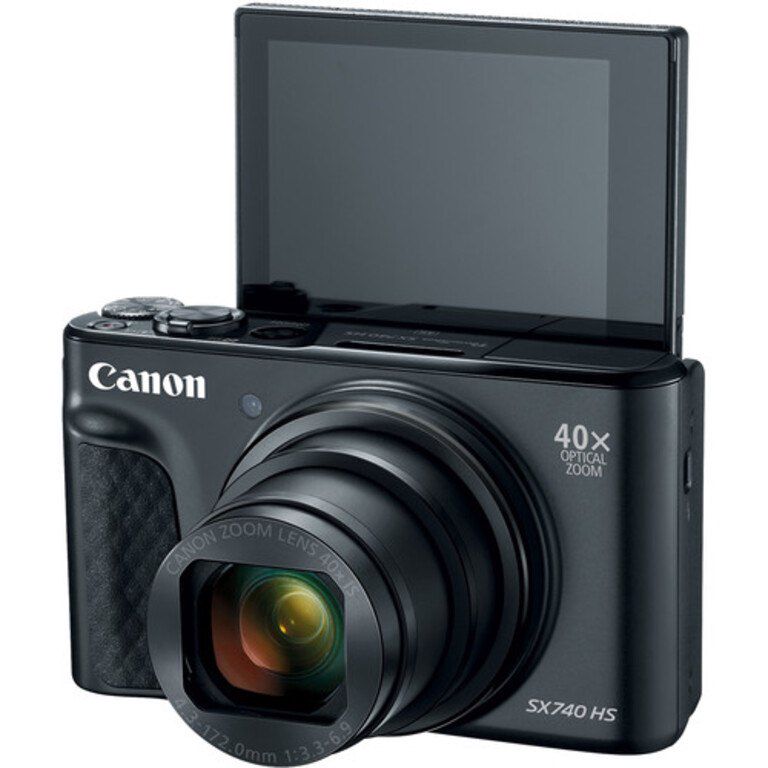 Canon PowerShot SX740 HS Digital Camera (Black) — Foto və video texnikası, Bakı