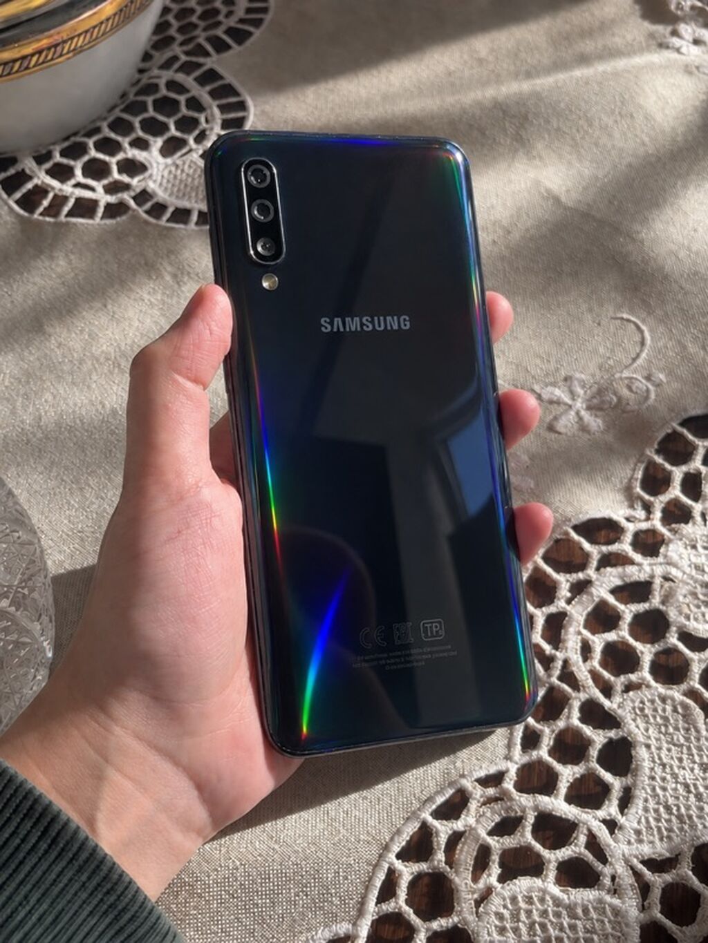 Samsung Galaxy A50, 128 GB, rəng - Qara, Qırıq — Samsung, Bakı