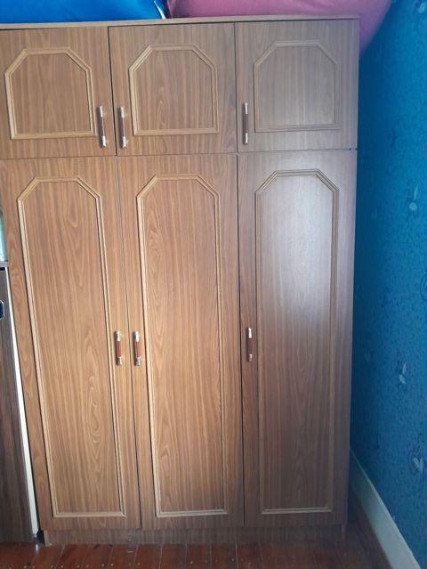 İşlənmiş, 6 qapı, Qəhvəyi, Taxta, Açılan, Düz dolab — Digah