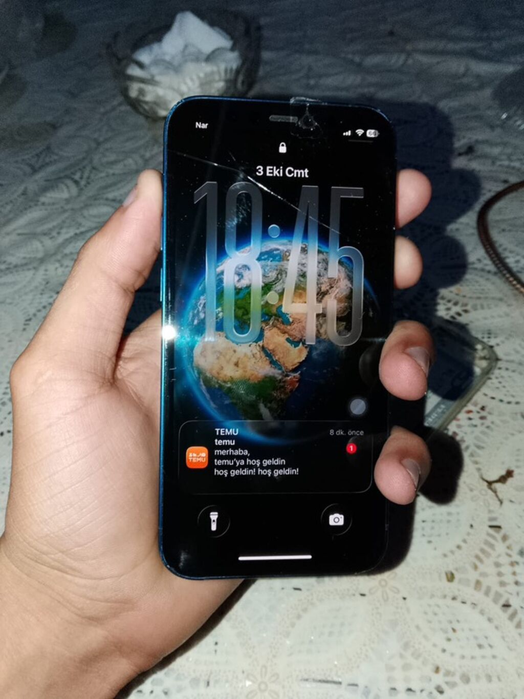 IPhone 12 mini, 256 GB, Mavi, Face ID — Apple iPhone, Digah