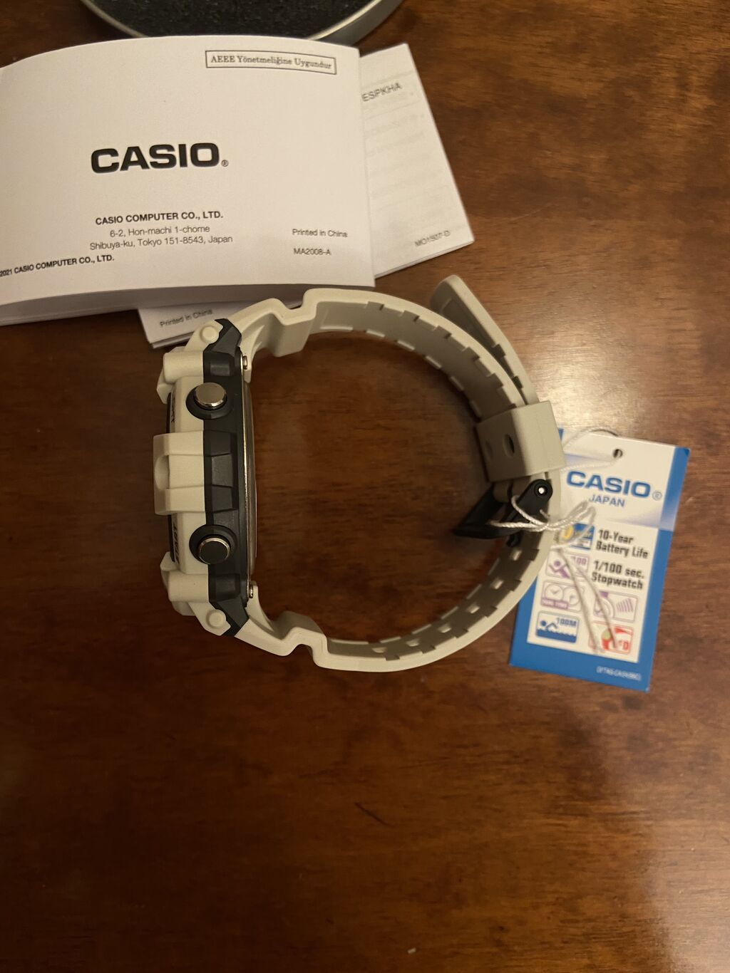 Yeni, Qol saatı, Casio, rəng - Ağ — Qol saatları, Bakı (4)