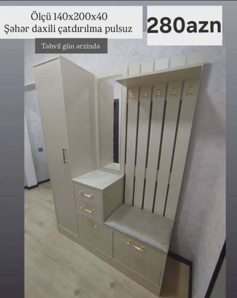 Dəhliz mebeli sifarişlə hazırlanır — Aynur Xanim