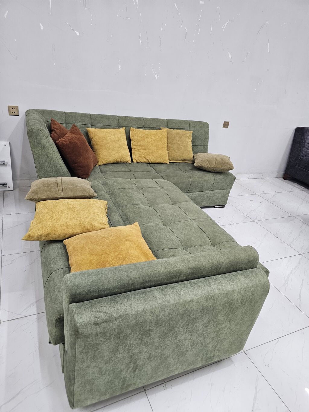 Ayla91 – Künc divan Model: açılan və bazalı künc divan Ölçü — Divanlər, Bakı