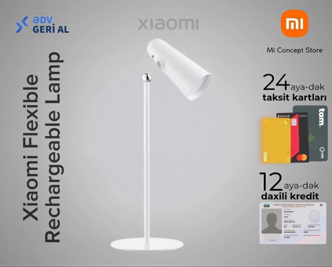 Xiaomi Flexible Rechargeable Lamp — İşıqlandırma, Bakı